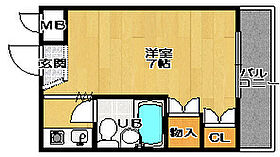 大阪府東大阪市川田1丁目（賃貸マンション1R・2階・18.00㎡） その2