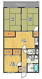 JR片町線(学研都市線) 忍ケ丘駅 徒歩17分 3階/-