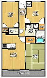 ライフレジェンド扇町 3LDKの間取図画像