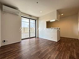 JR片町線(学研都市線) 野崎駅 徒歩16分の賃貸アパート 1階1LDKのリビング/ダイニング