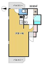 ライフテック野崎駅前 ワンルームの間取図画像