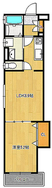 大阪府大東市諸福3丁目(賃貸マンション1LDK・2階・33.68㎡)の写真 その2