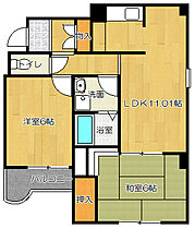 大阪府東大阪市徳庵本町（賃貸マンション2LDK・5階・53.46㎡） その2