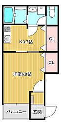 JR片町線(学研都市線) 四条畷駅 徒歩15分 1階/-
