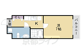 Ｎシャンブル 403 ｜ 京都府京都市西京区川島有栖川町（賃貸マンション1K・4階・22.47㎡） その2