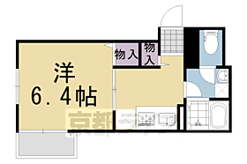 クレール長岡京 201 ｜ 京都府長岡京市長岡2丁目（賃貸マンション1DK・2階・28.96㎡） その2