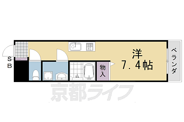 グラン上桂 202｜京都府京都市西京区上桂北ノ口町(賃貸マンション1K・2階・27.20㎡)の写真 その2