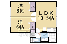 フレンドコスモス 102 ｜ 京都府長岡京市長法寺中畠（賃貸アパート2LDK・1階・55.12㎡） その2