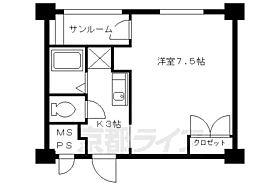 京都府京都市伏見区桃山井伊掃部西町（賃貸マンション1K・1階・22.41㎡） その2