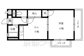 シャンテ長岡 402 ｜ 京都府長岡京市奥海印寺下条（賃貸マンション1DK・4階・30.00㎡） その2