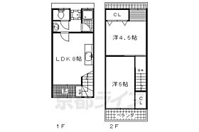 京都府京都市上京区弁天町（賃貸テラスハウス2LDK・--・42.73㎡） その2