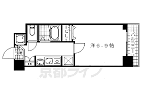 京都府京都市南区西九条東島町（九条油小路東入る）（賃貸マンション1K・1階・22.91㎡） その2