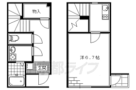 京都府京都市伏見区深草大亀谷大山町（賃貸アパート1K・1階・31.51㎡） その2