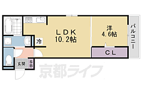 京都府京都市伏見区深草小久保町（賃貸アパート1LDK・2階・37.74㎡） その2