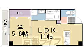 Ｃｈｅｚ・ｎｏｕｓ　久遠 202 ｜ 京都府長岡京市長岡2丁目（賃貸マンション1LDK・2階・37.66㎡） その2