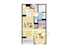 ニュー．リーヴァ25 302 ｜ 京都府亀岡市篠町広田1丁目（賃貸アパート1LDK・3階・45.60㎡） その2