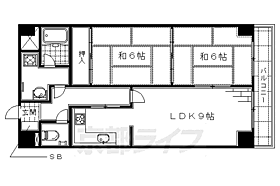 京都府京都市伏見区竹田段川原町（賃貸マンション2LDK・6階・56.02㎡） その2