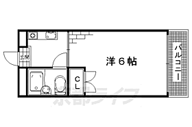 福井マンション 101 ｜ 京都府向日市寺戸町小佃（賃貸マンション1K・1階・18.99㎡） その2