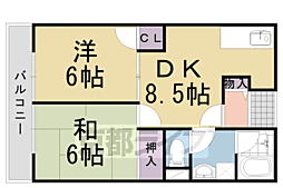 ウエストヒルパートII 2階