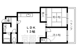 ディアパレス向日 1階