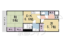 間取図画像 2DK