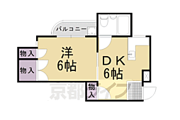 間取図画像 1DK