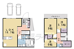 近鉄京都線 上鳥羽口駅 徒歩13分