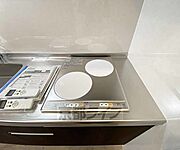 ガスコンロに比べて掃除も楽です