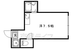 メゾンワイズ ワンルームの間取図画像