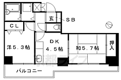 物件の間取り