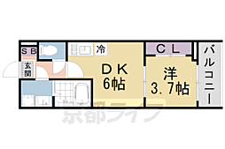 レア・オハナ山科 2階