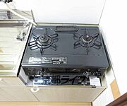 2口コンロ設置可能です