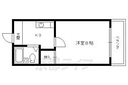 京都市営烏丸線 国際会館駅 徒歩15分 2階/-