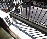 広いバルコニーです。