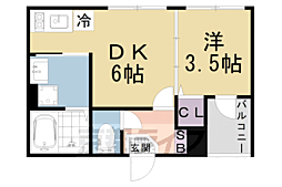 ハーモニーテラス御陵三蔵町 1階/102