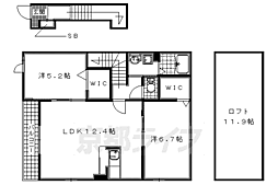 スプリングフォレスト3 2LDKの間取図画像