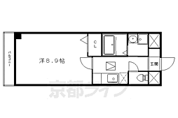 叡山電鉄鞍馬線 京都精華大前駅 徒歩7分