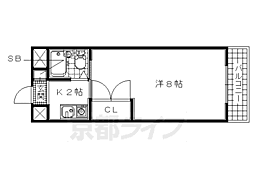 フェリーチェ同志社前 2階
