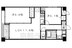 プラネシア神宮道 2LDKの間取図画像