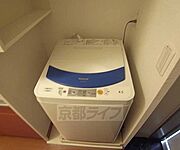 洗濯機付いてます。