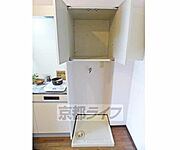 洗濯機置き場は室内にあります。