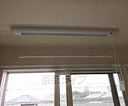 室内干しも出来ます。