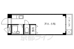 グレース上野 ワンルームの間取図画像