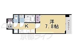 京都市営烏丸線 十条駅 徒歩4分 4階/-