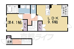 リバーレジェンド1 1LDKの間取図画像