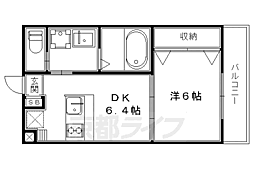 アイシス 1DKの間取図画像