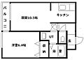 アルファアパルTOビル604階3.9万円