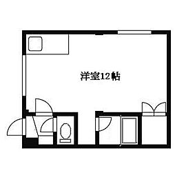 ハーベスト5・18 ワンルームの間取図画像