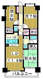 ソフィア西台 3LDKの間取図画像
