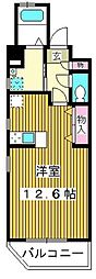 コンフォート山嘉 ワンルームの間取図画像